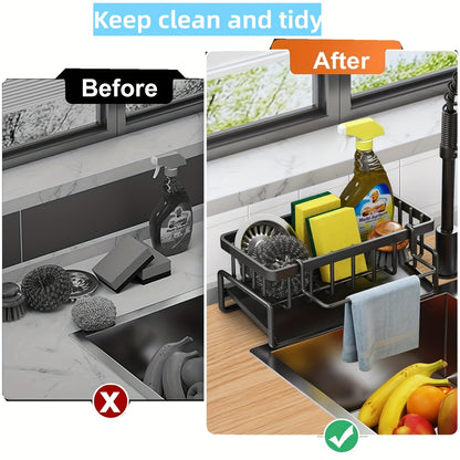 Kitchen Sink Organizer – Durable and Stylish Sponge Holder for Kitchen and Bathroom