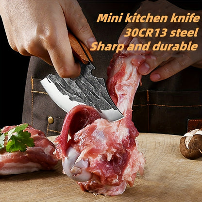 Premium Hand-Forged Boning Knife – Versatile 4.9" Stainless Steel Blade for Kitchen &amp; Outdoor Cooking