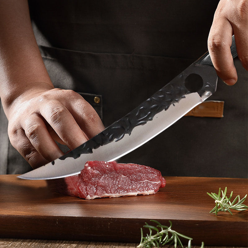 Japanese-Style Boning Knife with Protective Sheath – High-Carbon Stainless Steel for Precision and Durability