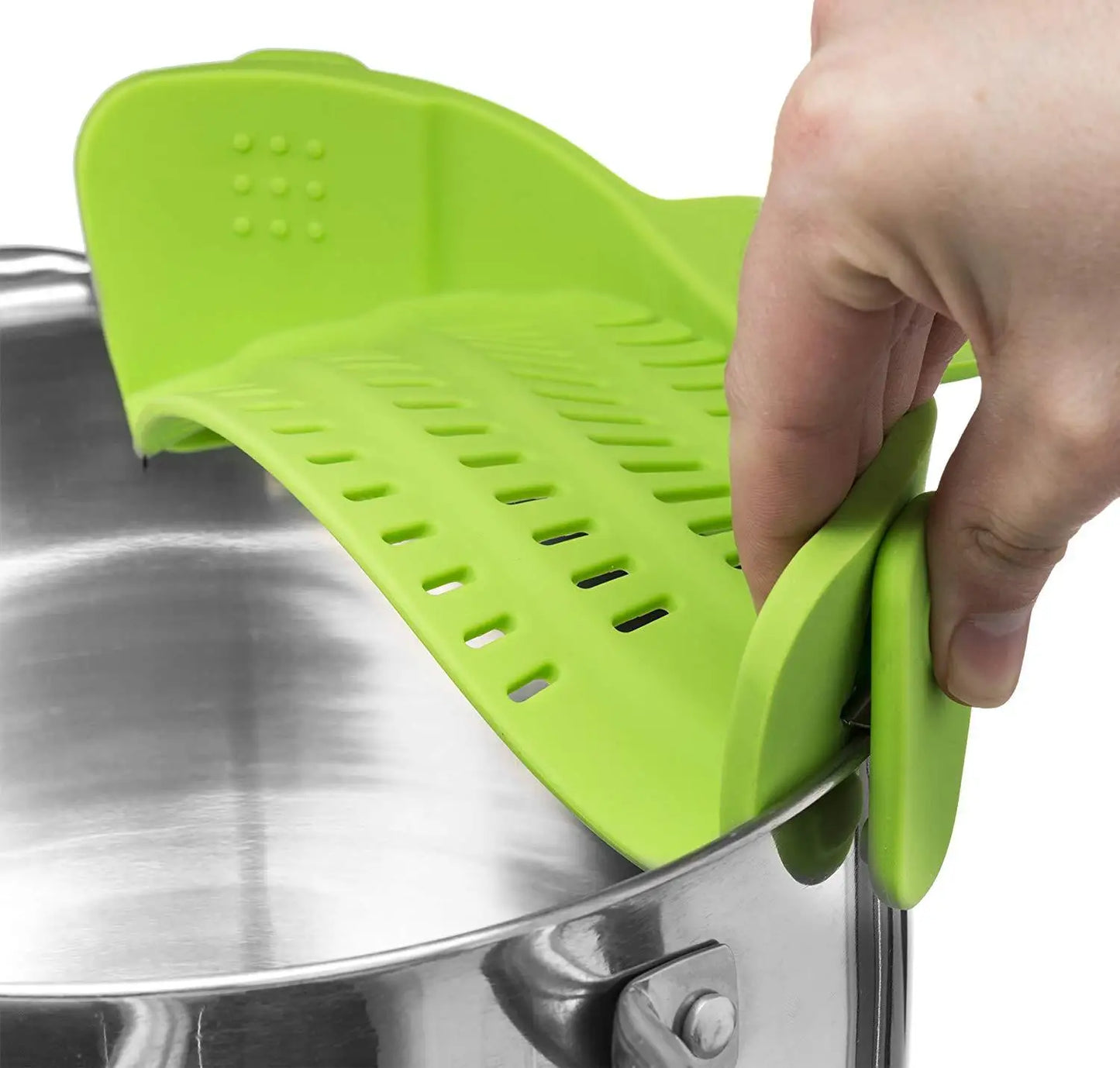 Silicone Clip-On Pan Strainer