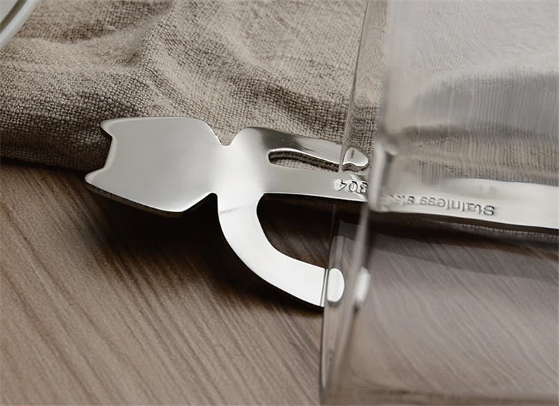 Stainless Steel Cat-Shaped Tea Spoon