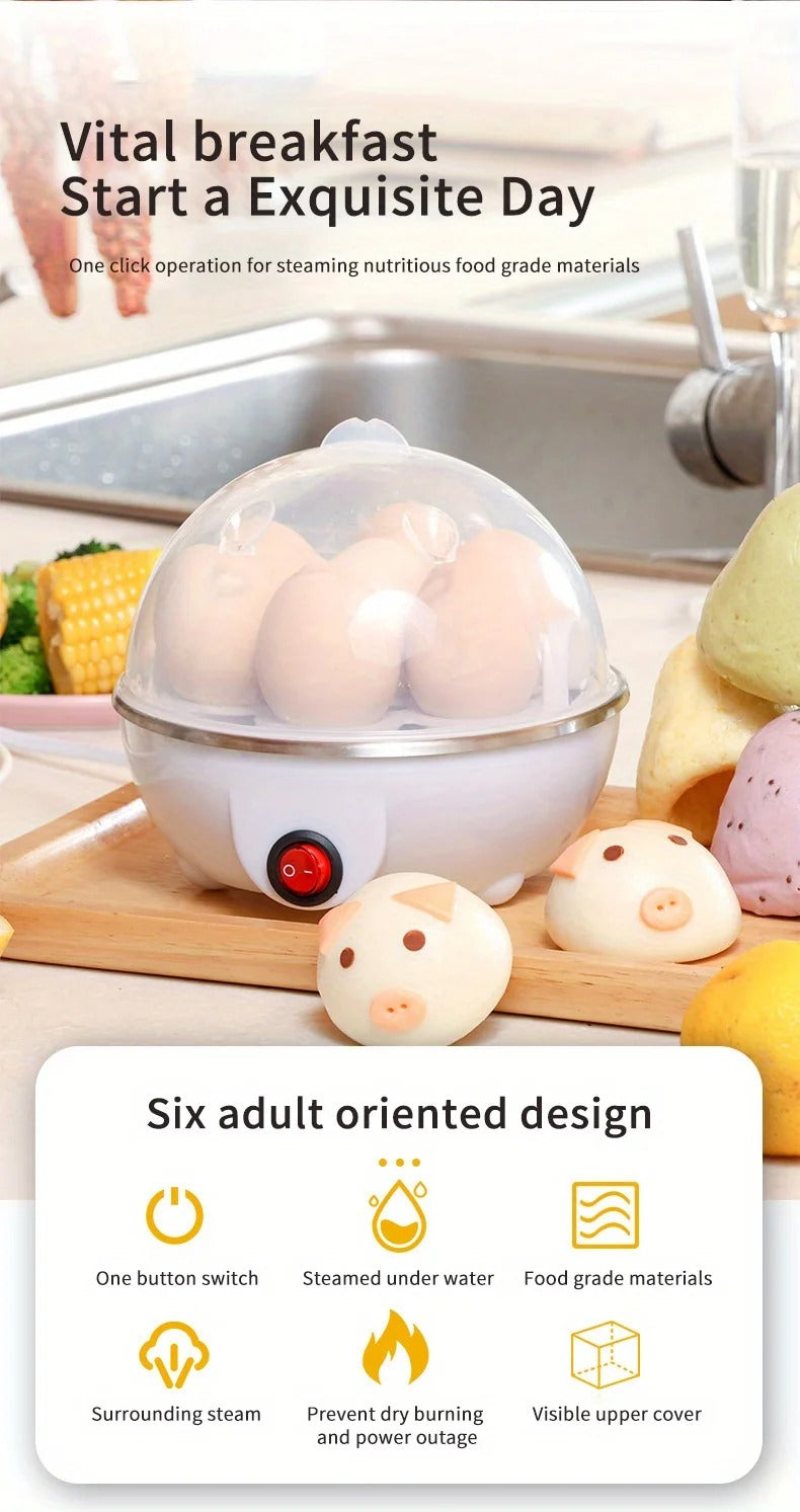 Multifunctional Double-Layer Egg Steamer and Boiler