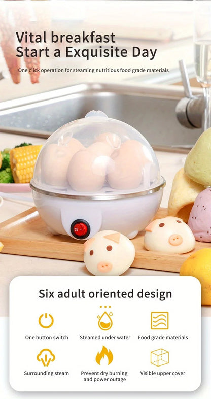 Multifunctional Double-Layer Egg Steamer and Boiler