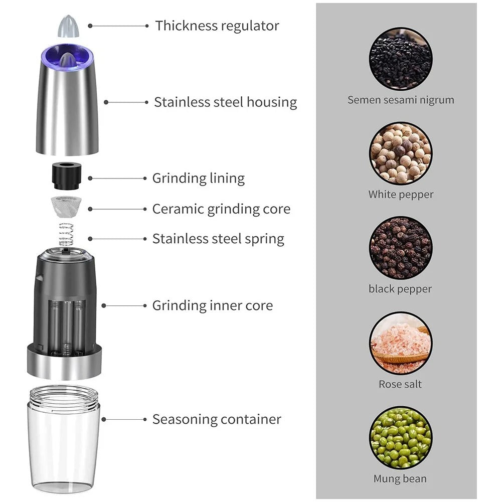 Stainless Steel Automatic Elite Grinder