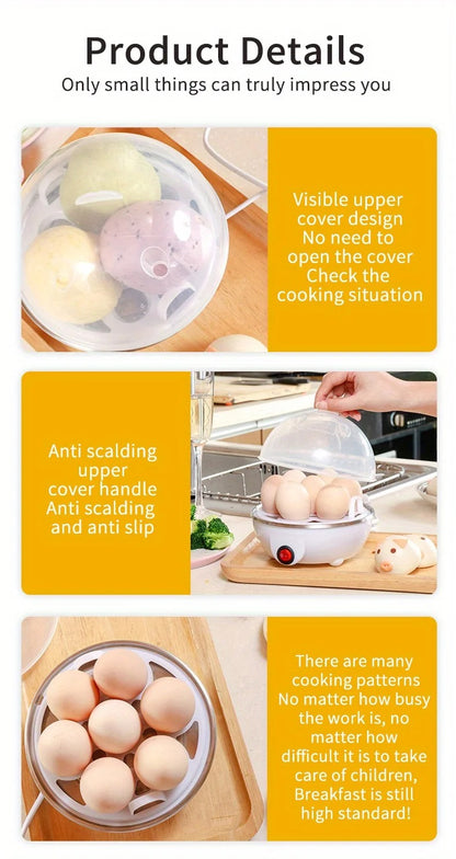 Multifunctional Double-Layer Egg Steamer and Boiler