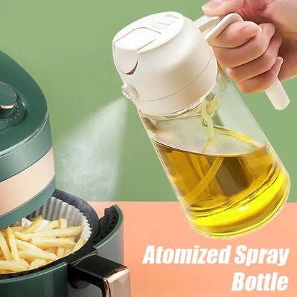 2-in-1 Oil Sprayer & Dispenser – Versatile and Stylish for Your Kitchen