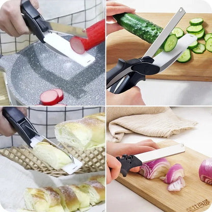 Integrated Cutting Board Scissors