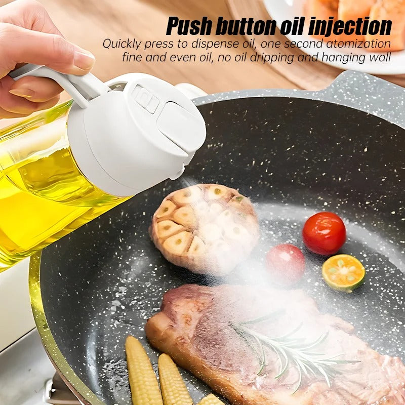 2-in-1 Oil Sprayer & Dispenser – Versatile and Stylish for Your Kitchen