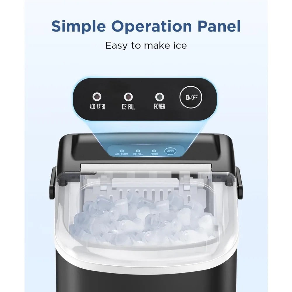 IceMaster Portable Countertop Ice Machine – Quick, Quiet, and Convenient Ice Anytime