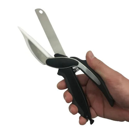 Integrated Cutting Board Scissors